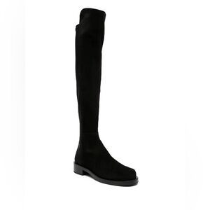 Stuart Weitzman Over the Knee 5050 black suede boots, size 6.5